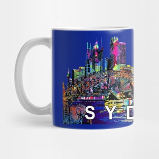 Sydney, Australia in graffiti Mug